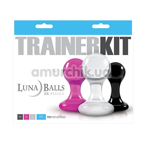 Набір з 3 анальних пробок Luna Balls Trainer Kit