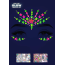 Прикраса для обличчя Leg Avenue Vibe Jewels Sticker & Body Glitter, мультикольорове - Фото №2