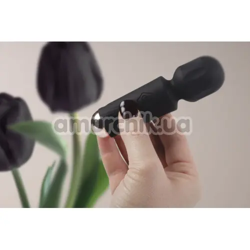 Універсальний вібромасажер Rocks-Off Black Tulip, чорний