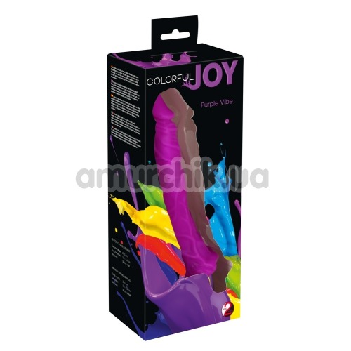 Вібратор Colorful Joy, фіолетовий