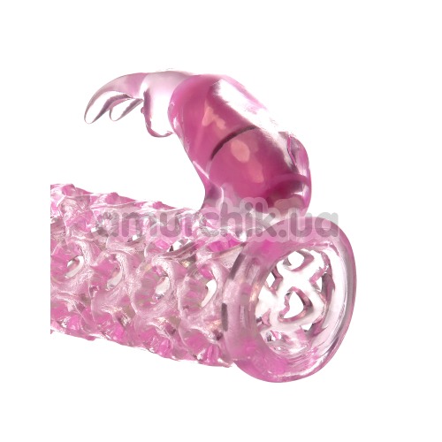 Насадка на пенис с вибрацией Fantasy X-tensions Vibrating Couples Cage, розовая