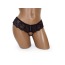 Трусики-шортики жіночі Panties чорні (модель 2387) - Фото №1