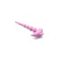 Анальная цепочка с вибрацией Cheerful Bead Dolphin, розовая - Фото №4