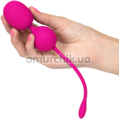 Вагинальные шарики с вибрацией Rechargeable Dual Kegel, розовые