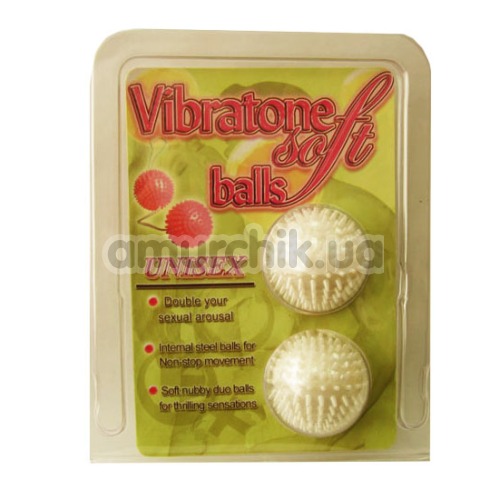 Виброшарики Vibratone Soft Balls белые
