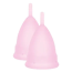 Набір з 2 менструальних чаш Mae B Intimate Health Small, рожевий - Фото №1