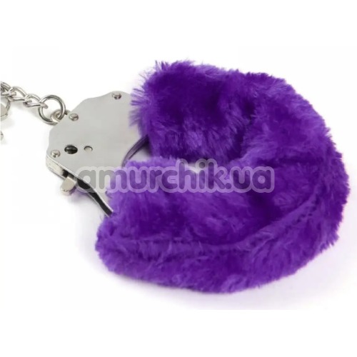 Наручники Roomfun Furry Cuffs, фіолетові
