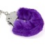 Наручники Roomfun Furry Cuffs, фиолетовые - Фото №4