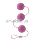 Вагінальні кульки First Time Triple Lover, рожеві - Фото №1