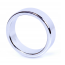 Эрекционное кольцо Boss Series Metal Cock Ring Large, серебрянное - Фото №5