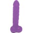 Мило у вигляді пеніса з присоскою Чистий Кайф L, фіолетове - Фото №4