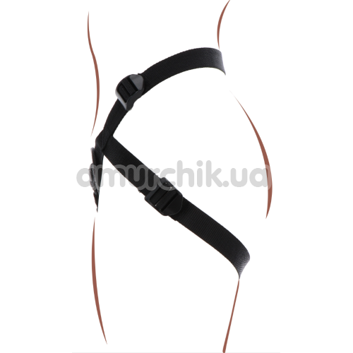 Трусики для страпона Get Real Strap-On Harness, черные