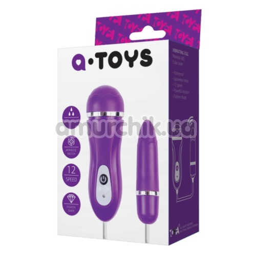 Виброяйцо A-Toys 761009, фиолетовое