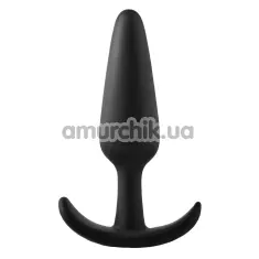 Анальная пробка Fantasstic Smooth Anal Plug Large, черная - Фото №1