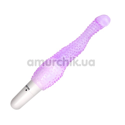 Анальний вібратор Vibrator з пухирцями, фіолетовий
