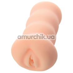 Штучна вагіна з вібрацією Kokos Virgin, тілесна - Фото №1