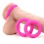 Набор эрекционных колец Posh Silicone Love Rings, 3 шт розовый - Фото №7