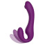 Безремневий страпон з вібрацією Xocoon Strapless Strap-On, фіолетовий - Фото №11