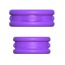 Набор эрекционных колец Fantasy C-Ringz Max-Width Silicone Rings, фиолетовый - Фото №3