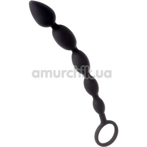 Анальний ланцюжок A-toys Anal Beads Medium, чорний