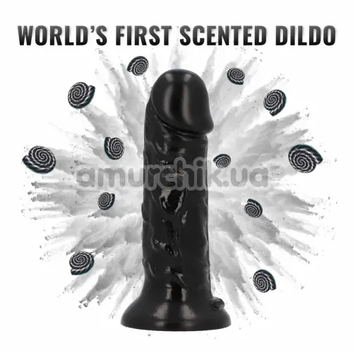 Фаллоимитатор с ароматом лакрицы Delicious Dildo Liquorice 15 см, черный