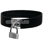 Чокер Sex & Mischief Lock & Key Collar, черный - Фото №1