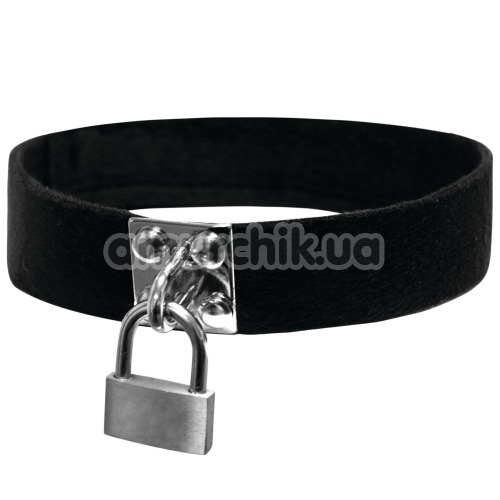 Чокер Sex & Mischief Lock & Key Collar, чорний - Фото №1