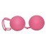 Вагинальные шарики Nature Skin Love Balls розовые - Фото №0