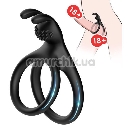 Эрекционное кольцо для члена Boss Series Tensy Cock Ring Stay Hard, черное