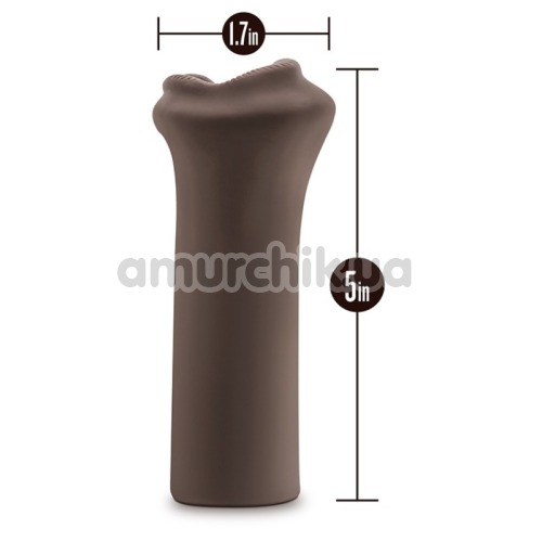Симулятор орального секса Hot Chocolate Naughty Nicole, коричневый
