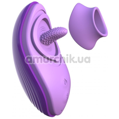Симулятор орального секса для женщин Fantasy For Her Her Silicone Fun Tongue, фиолетовый