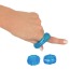 Набір ерекційних кілець Stretchy Cock Ring Set, блакитний - Фото №3