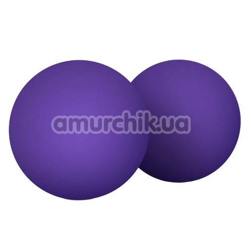 Вагінальні кульки Luxe Double O Advanced Kegel Balls, фіолетові