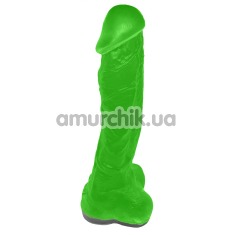 Мыло в виде пениса с присоской Чистий Кайф XL, зелёное - Фото №1