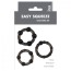 Набір з 3 ерекційних кілець Linx Easy Squeeze Cock Ring Set, чорний - Фото №4
