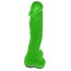 Мыло в виде пениса с присоской Чистий Кайф XL, зелёное - Фото №0
