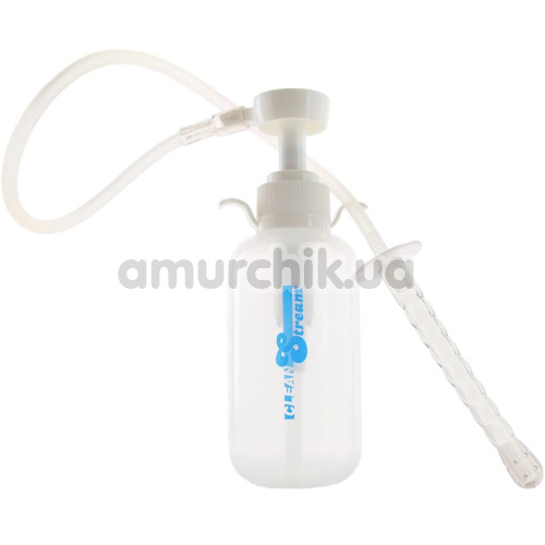 Інтимний душ Clean Stream Pump Action Enema Bottle With Nozzle, прозорий