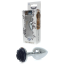 Анальная пробка с черной розочкой Exclusivity Jewellery Silver Rose Plug, серебряная - Фото №8