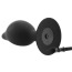 Анальный расширитель Medium Silicone Inflatable Plug M, черный - Фото №11