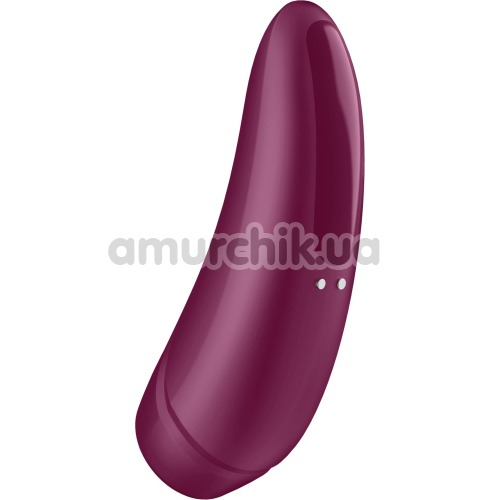 Симулятор орального секса для женщин Satisfyer Curvy 1+, бордовый