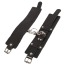 Фіксатори для рук Leather Dominant Hand Cuffs, чорні - Фото №2