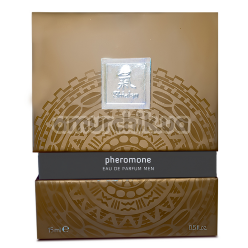 Парфуми з феромонами Shiatsu Pheromone Fragrance Men Grey для чоловіків, 15 мл