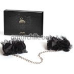 Наручники Bijoux Indiscrets Frou Frou Satin & Organza Handcuffs, черные - Фото №1