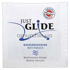 Лубрикант Just Glide Waterbased, 6 мл - Фото №1