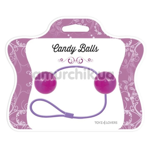Вагинальные шарики Candy Balls, фиолетовые