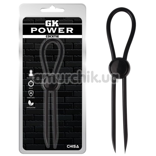 Ерекційне кільце GK Power Cocktie, чорне