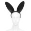 Ушки зайчика DS Fetish Bunny Headband, черные - Фото №4