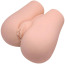 Штучна вагіна і анус з вібрацією Bangers Nasty Nympho Bouncer, тілесна - Фото №4