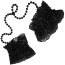 Фиксаторы для рук Cottelli Jewels Handcuffs Lace, черные - Фото №0