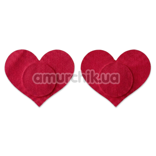 Украшения для сосков Art of Sex Secret Heart, красные